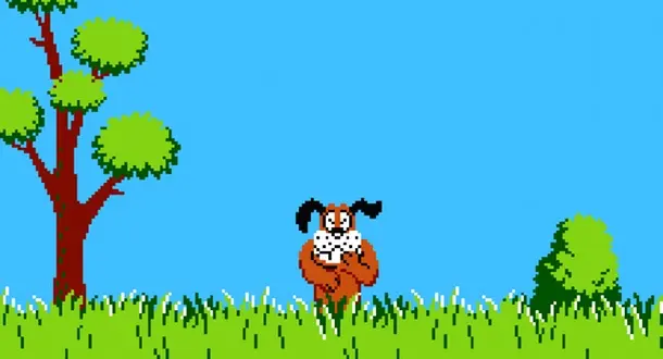Duck Hunt, promoting hand guns and emasculation via dog since 1984