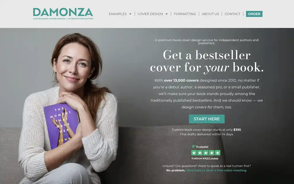 Damonza website