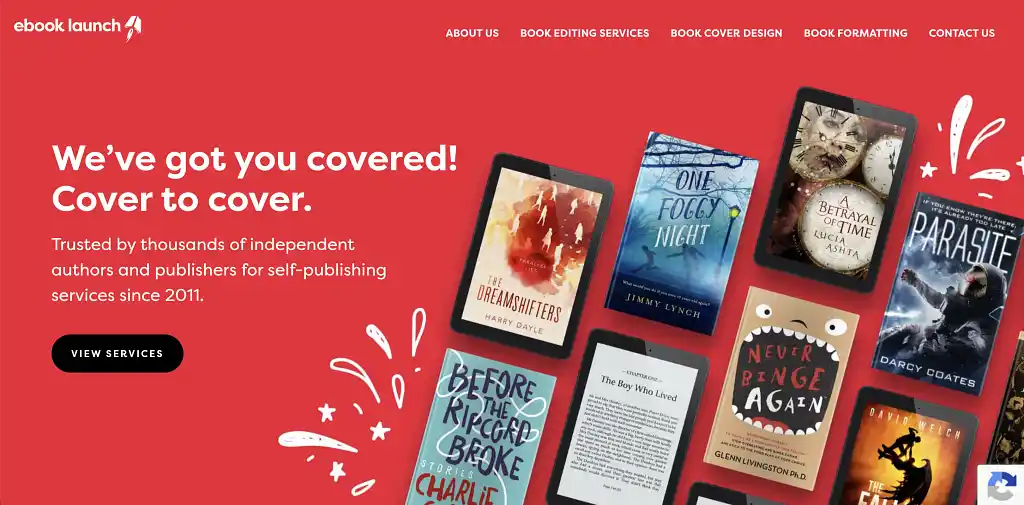 Ebooklaunch website