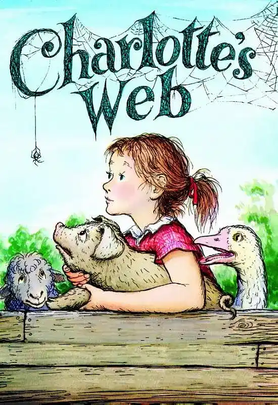 The cover for Charlotte's Web by E. B. White.