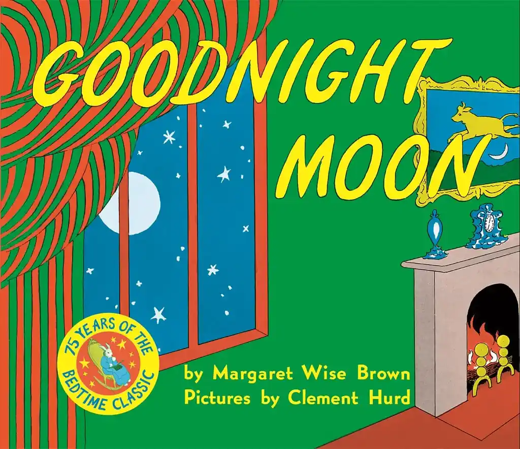 The cover for Goodnight Moon by Margaret Wise Brown.