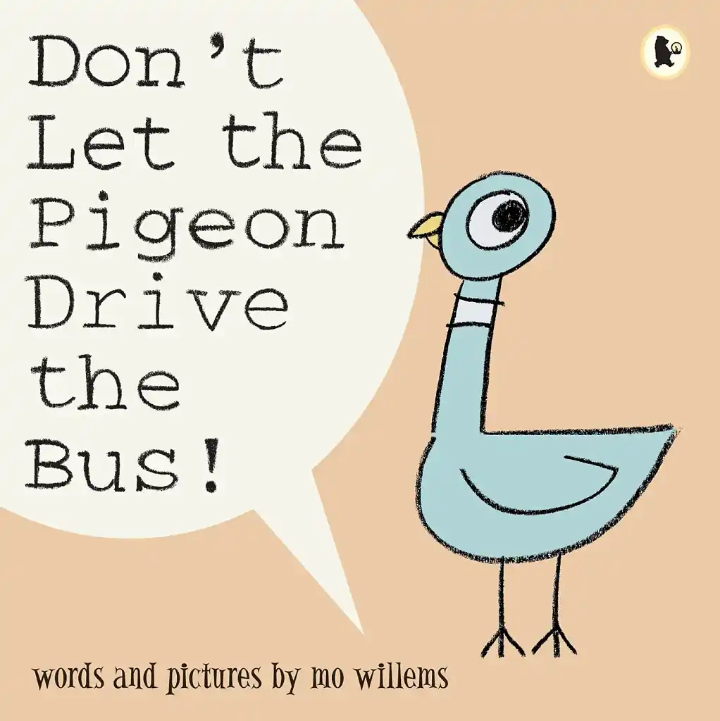 The cover for Don't Let the Pigeon Drive the Bus.