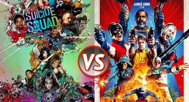 Film vs. Film: "Suicide Squad" vs. "The Suicide Squad"