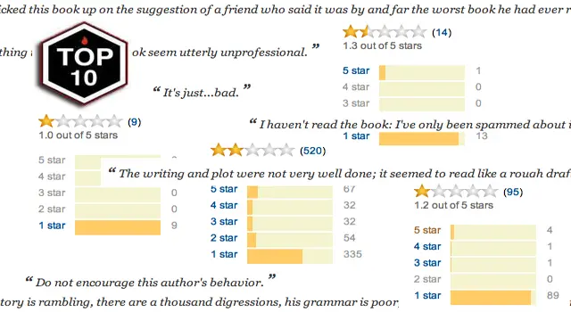 The Bottom Of The Barrel: The 10 Worst-Ranked Books On Amazon