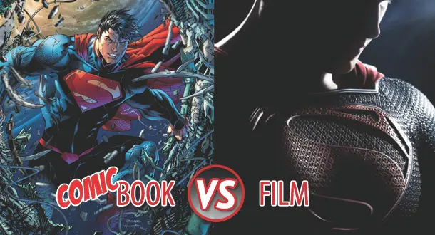 Comic Book vs. Film: Man of Steel vs. Superman Unchained
